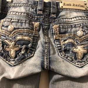 Rock revival Betty bootcut distressed jeans